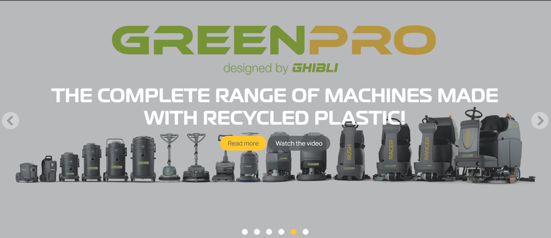 Ghibli GreenPro Städmaskiner