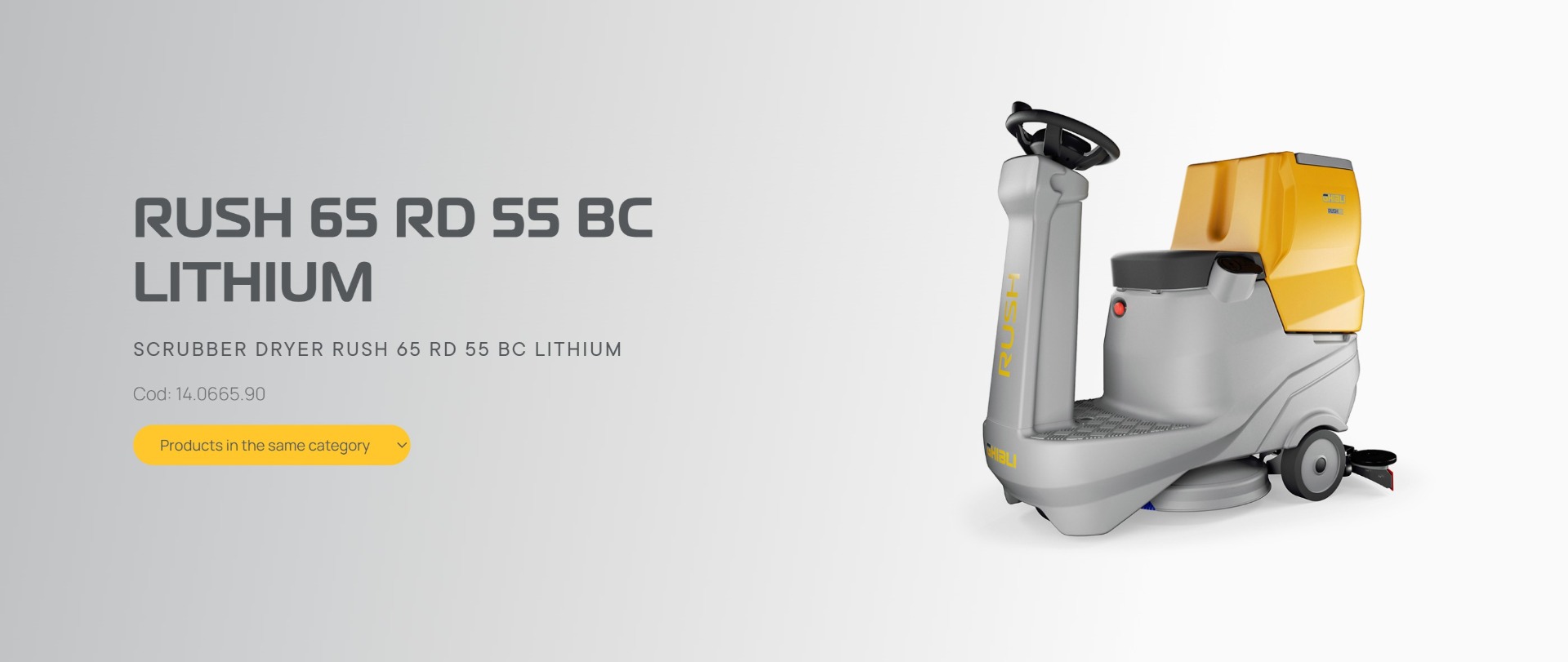 Ghibli Skurmaskin Åkbar modell RUSH