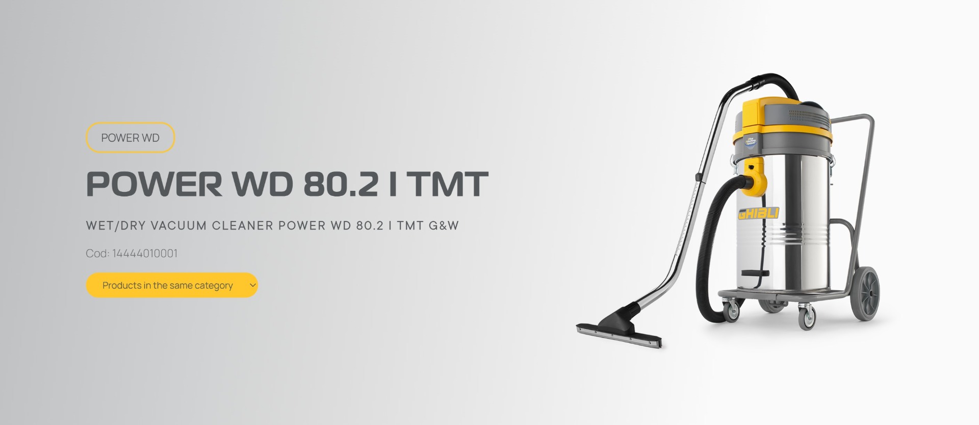 Ghibli Vacuummaskiner