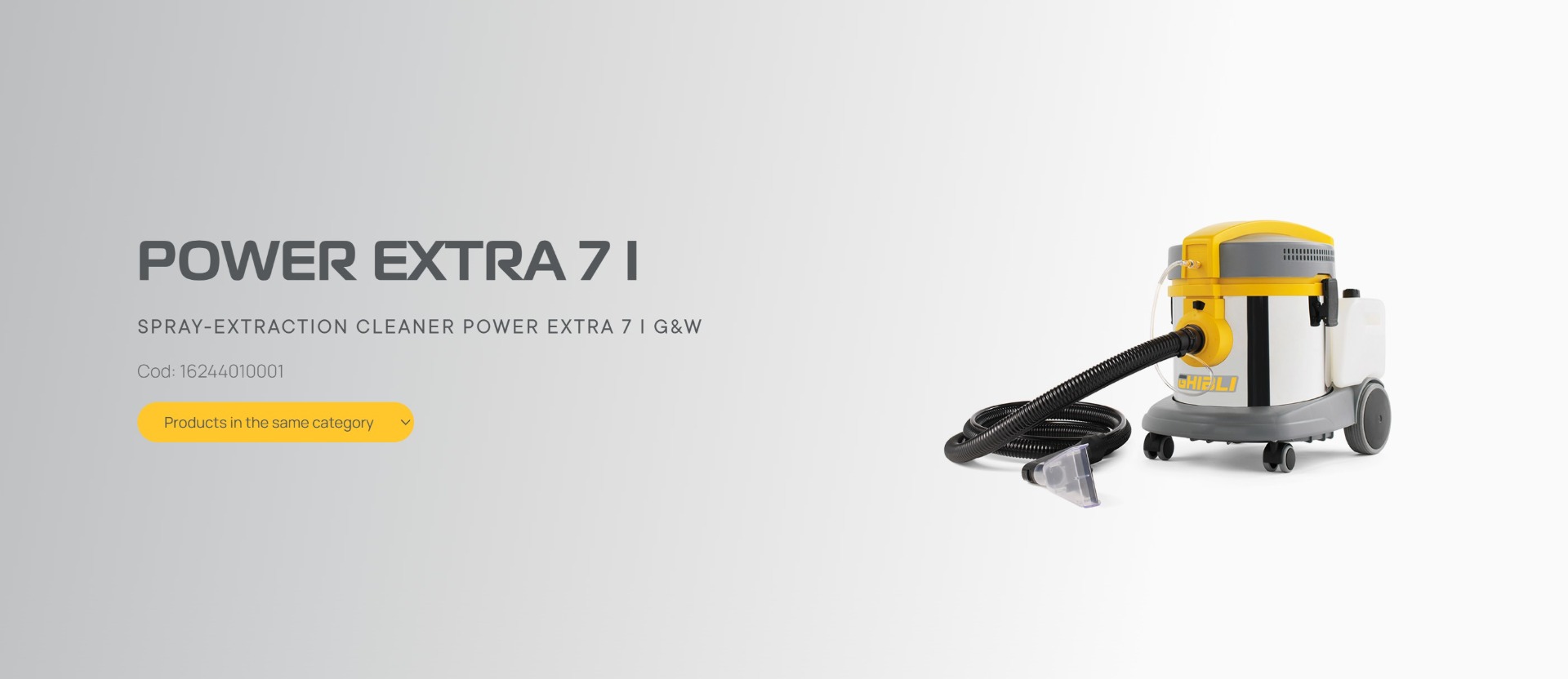 Ghibli Textilvårdmaskiner