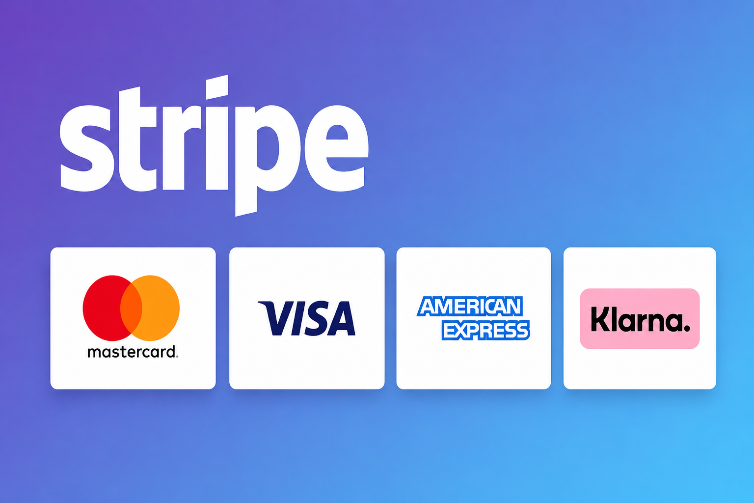 Handla tryggt med Betallösningar från Stripe & Klarna